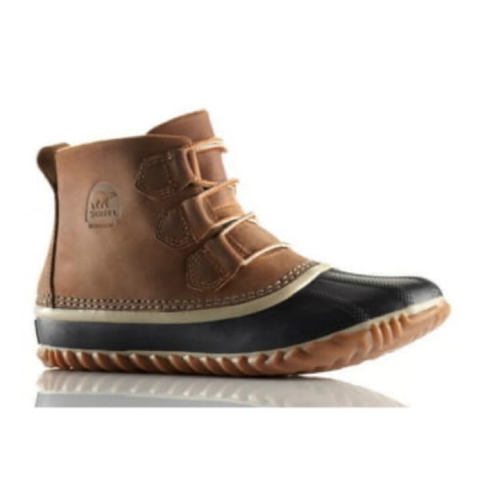 Sorel Out and About Leather Boot Elk 8